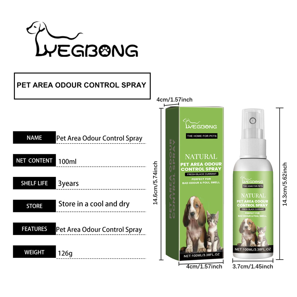 Pet Odor Spray, Indoor Pet Area Odor Cleaning And Fragrance Lasting Guardian Refreshing Spray