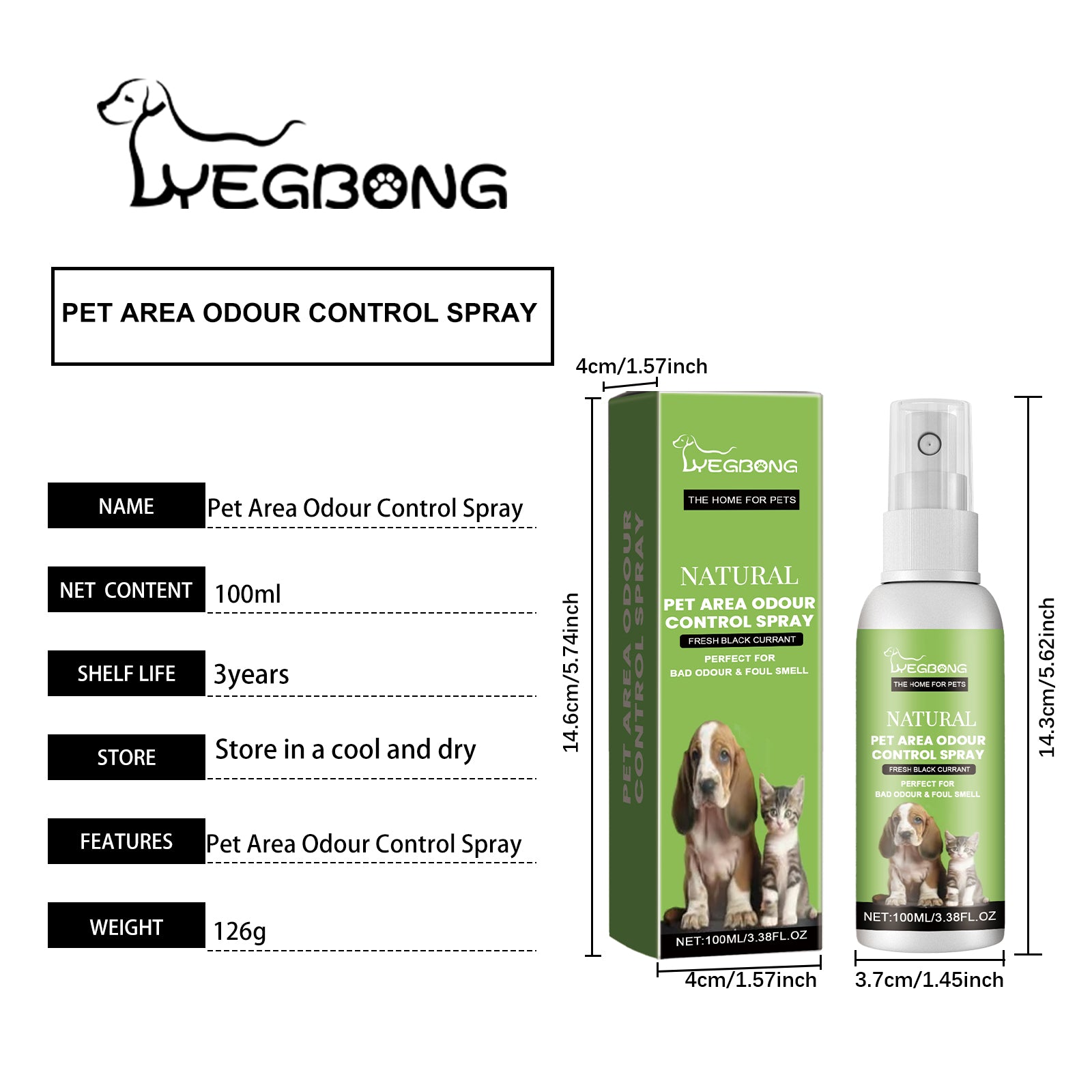Pet Odor Spray, Indoor Pet Area Odor Cleaning And Fragrance Lasting Guardian Refreshing Spray