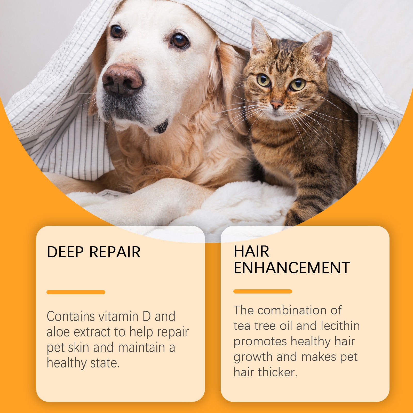 Pet Skin Repair Drops, Cat And Dog Skin Repair Hair Nutrition Massage Care Agent