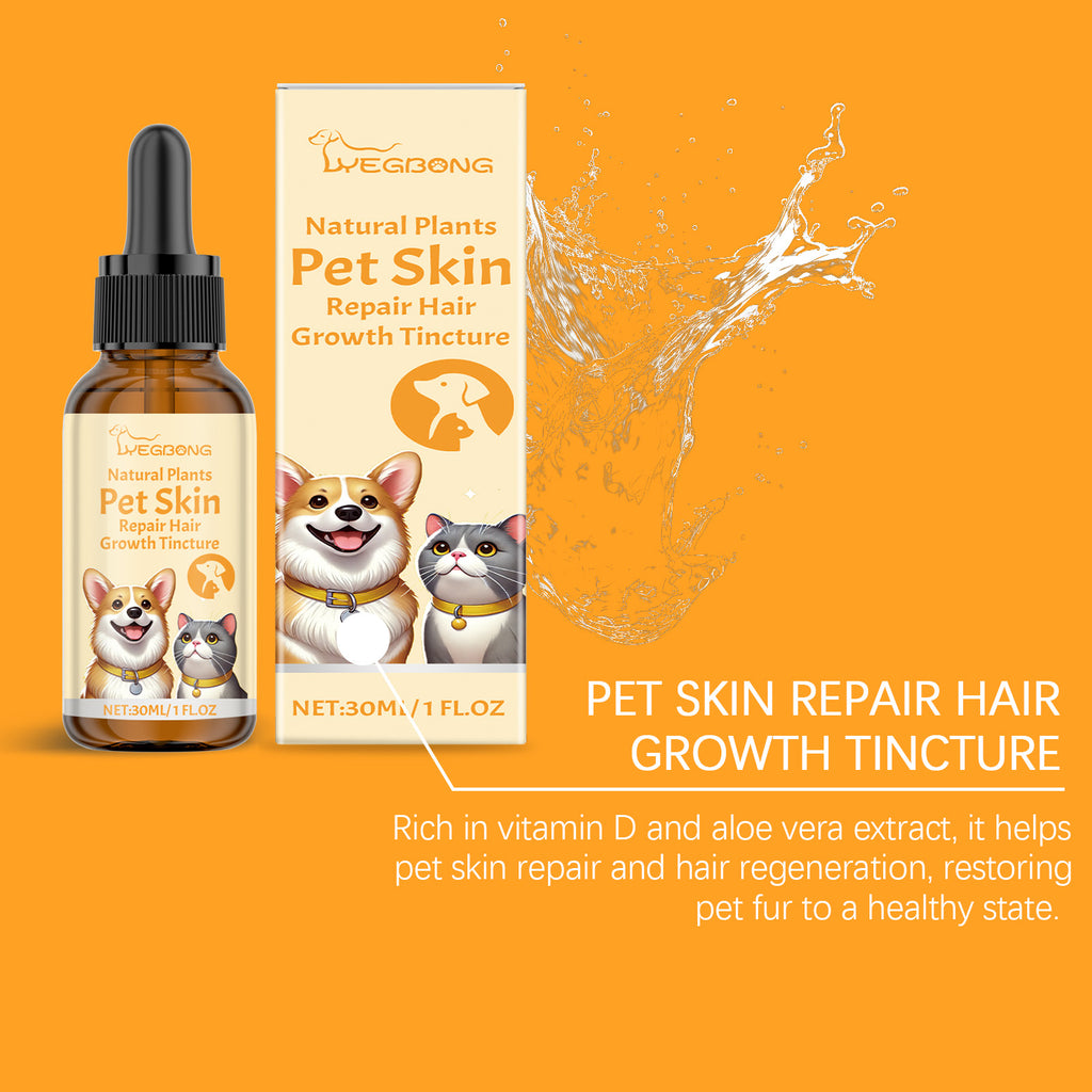 Pet Skin Repair Drops, Cat And Dog Skin Repair Hair Nutrition Massage Care Agent
