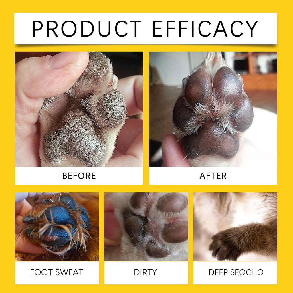 Pet Foot Foam Cleanser Deep Cleaning Dog And Cat Foot Care Moisturizing with brush