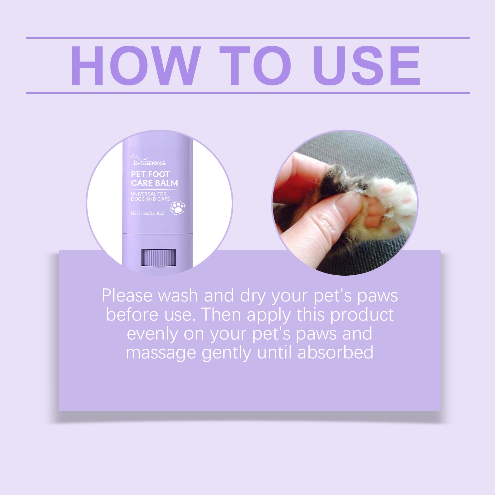 Pet Foot Care Cream Moisturizing Daily Care Cream For Dogs And Cats Paws And Feet