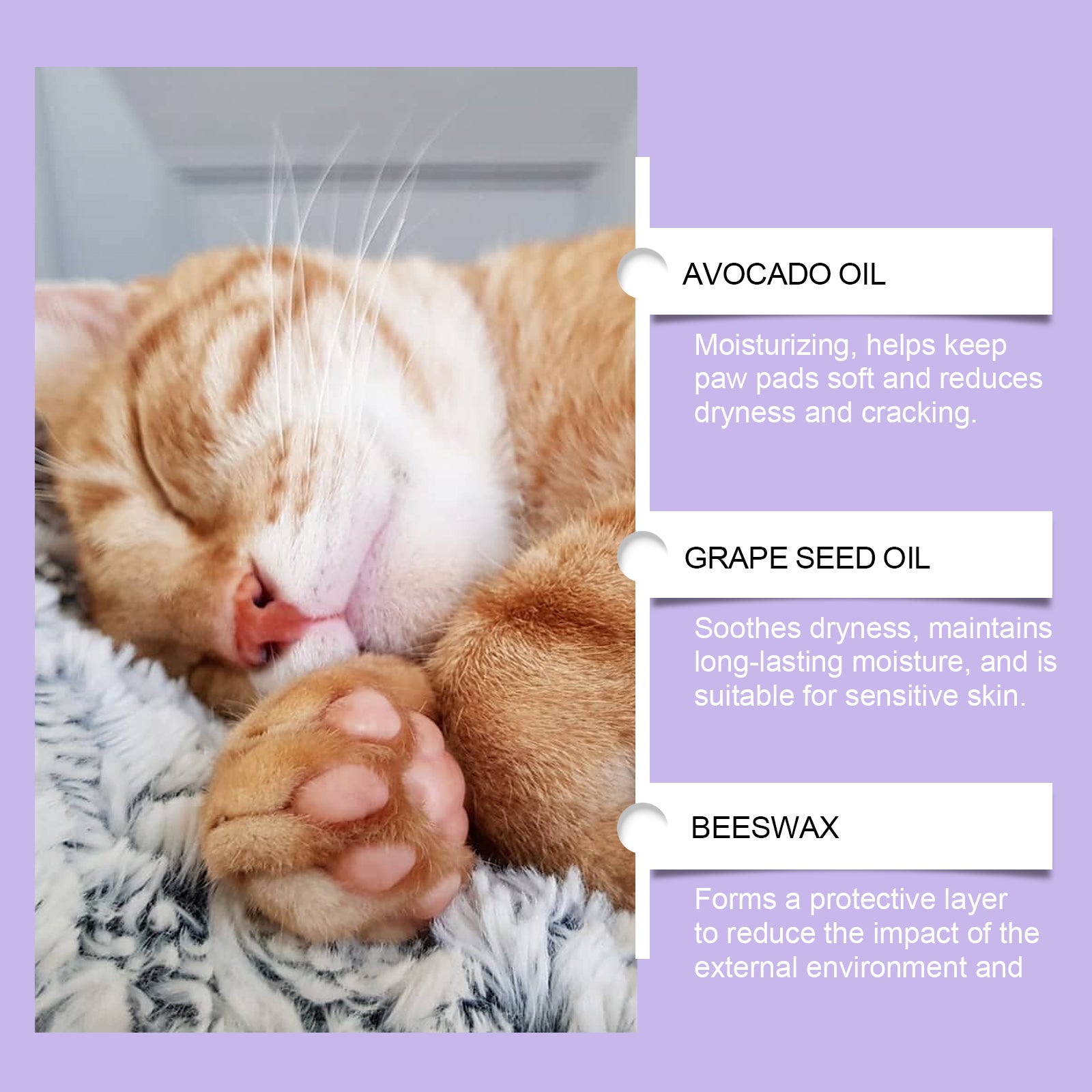 Pet Foot Care Cream Moisturizing Daily Care Cream For Dogs And Cats Paws And Feet