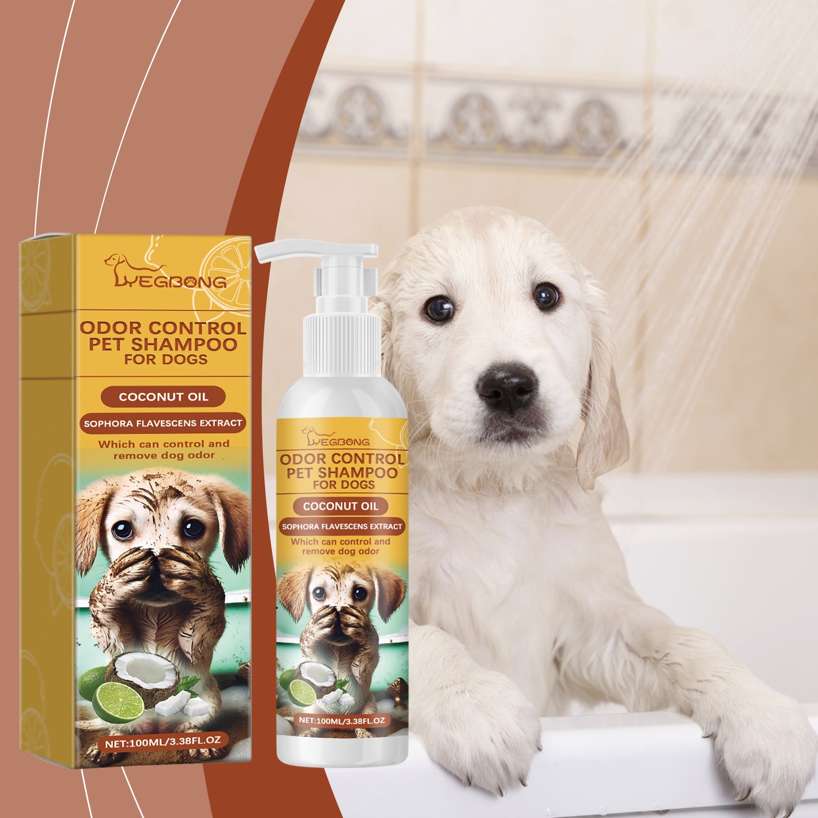 Odor Control Shampoo For Dogs Gently Cleans Pet Hair