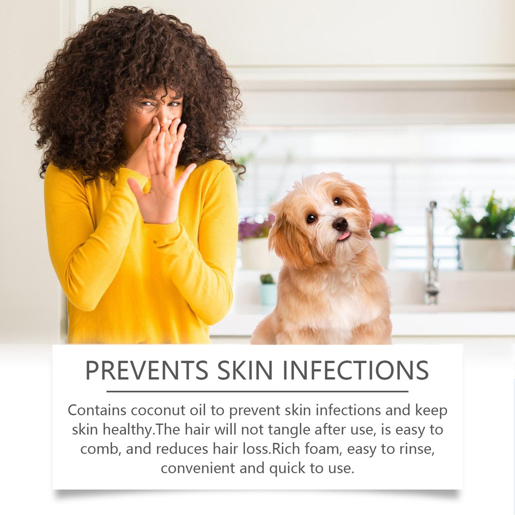 Odor Control Shampoo For Dogs Gently Cleans Pet Hair